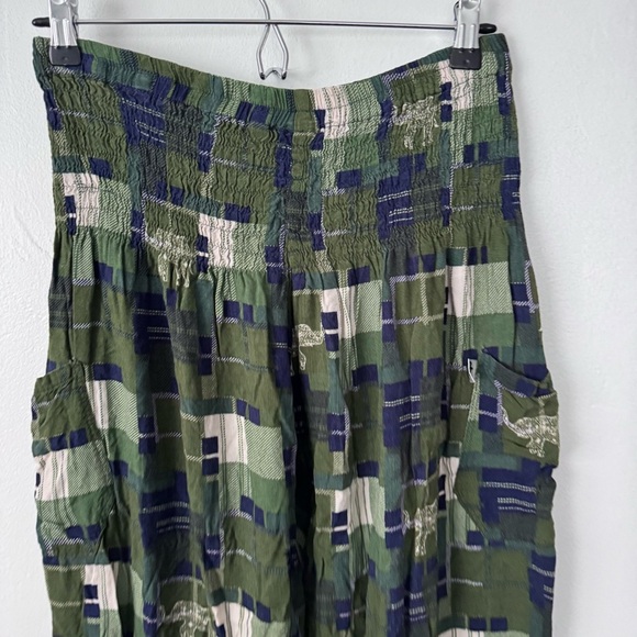 The Elephant Pants green and blue boho harem style pant Size XL - Picture 7 of 7